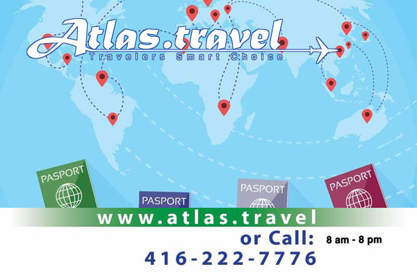 atlas travel toronto phone number