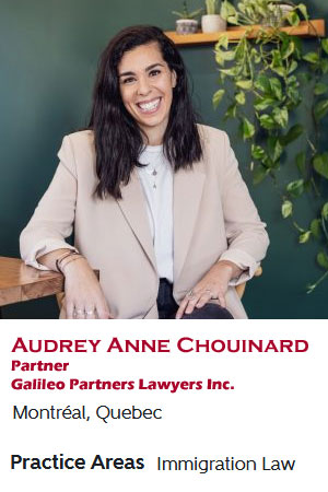 Audrey Anne Chouinard Immigration Lawyer Montreal